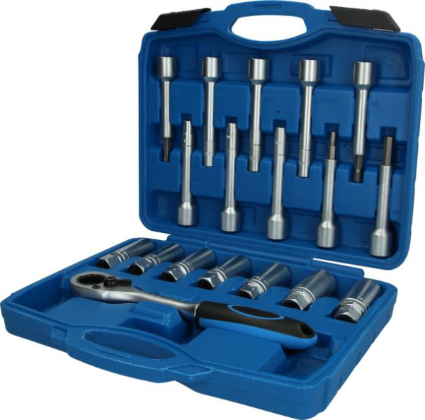 Brilliant Tools BT651250 Ensemble d'outils pour amortisseurs 18 pièces