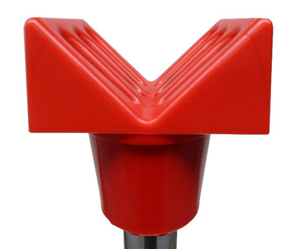 Busching aide au montage à clipser PRISMA pour cric à engrenages, support 30mm/capacité de charge 500kg/rouge, 100696