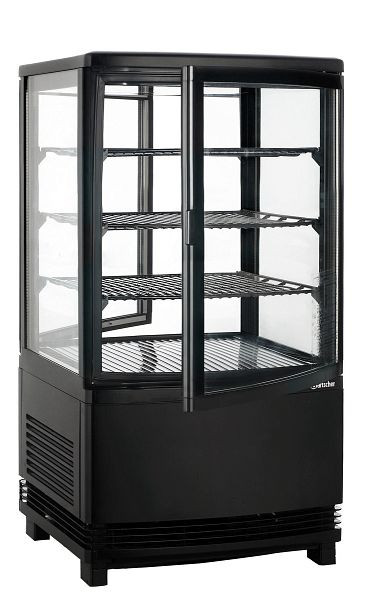 Mini vitrine réfrigérée Bartscher 58L-SW, capacité 64 litres, 700358GV1