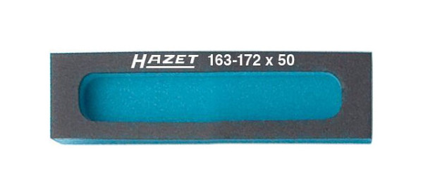Insert en mousse souple Hazet, avec compartiments pour petites pièces, 1 compartiment pour petites pièces H 33 x L 172 x P 50 mm, 163-172X50