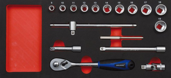 Jeu d'outils Projahn 3/8 "Xi-on insert 17 pièces, 5999-521