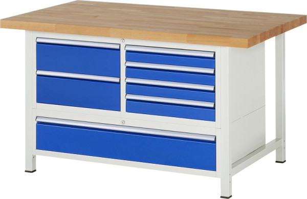 Etabli RAU série 8000 - modèle 8931, L1500 x P900 x H840-1040 mm, 13-8931A2-159B4H.11