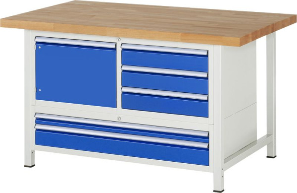 Etabli RAU série 8000 - modèle 8932, L1500 x P900 x H840-1040 mm, 13-8932A2-159B4H.11