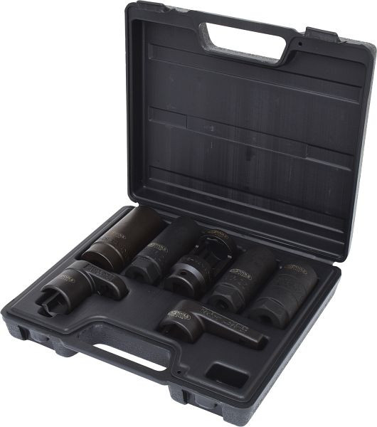 KS Tools Jeu de douilles pour capteur 3/8"+1/2", 7 pièces, 150.2100