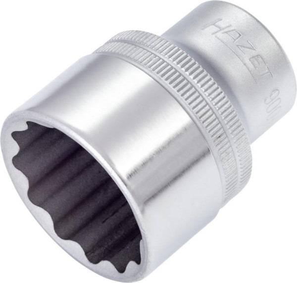 Douille Hazet, Bi-Hex, carré creux 12,5 mm (1/2"), profil de traction extérieur double hexagonal, 1,1/8", 900AZ-1,1/8