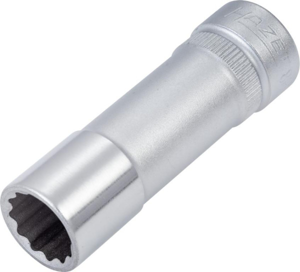 Douille Hazet, Bi-Hex, carré creux 10 mm (3/8"), 11 mm, type long avec moletage, 880TZ-11