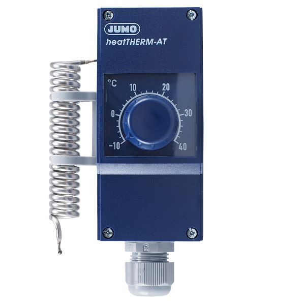Régulateur de température JUMO avec contact inverseur, -10 à 40°C, thermostat d'ambiance, 60003191