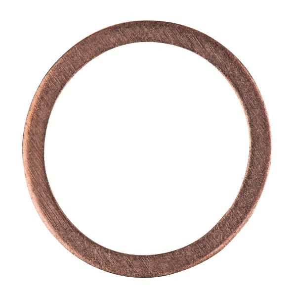 KS Tools bague d'étanchéité, cuivre, diamètre extérieur 18 mm, diamètre intérieur 14 mm, paquet de 10, 430.1503