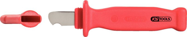 Couteau à dénuder KS Tools avec isolation de protection, 182 mm, 117.1391