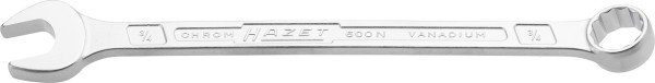 Clé mixte Hazet, profil double hexagonal externe, 3/4", 600NA-3/4
