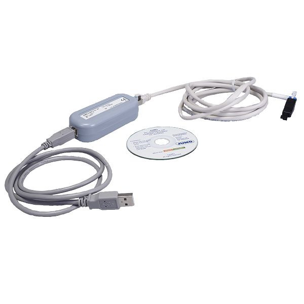 Interface PC JUMO avec convertisseur USB / SPI avec adaptateur (socket), 00553388