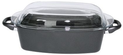 Rôtissoire Contacto rectangulaire 33 cm en fonte d'aluminium avec revêtement antiadhésif, 5502/330