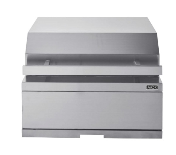 Myoutdoorkitchen Grill à charbon intégrable, acier inoxydable, Nordic Line, 7959