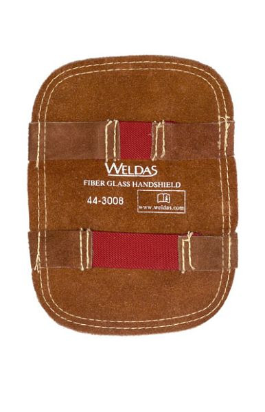 ELMAG Protège-mains thermofuge WELDAS 44-3008LB, avec face avant en fibre de verre et intérieur en croûte de cuir, LxL: 15x20 cm, 59160