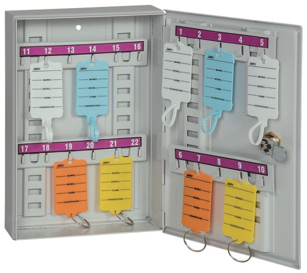 Boîte à clés de sécurité Eichner, dimensions (HxLxP) : 250 x 170 x 50 mm, jusqu'à 22 clés, 9201-00000