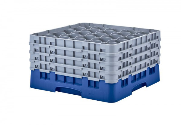 Cambro 25 Compartiments Camrack® Sink Rack 9.25" maximum height, Couleur : Bleu, 25S900168