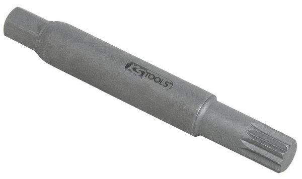 KS Tools Douille d'embout à contre-porte-embout multi-dents pour amortisseur de choc 10 mm (XZN®), M12, 150.9481