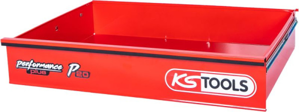 Tiroir KS Tools avec logo et guidage à billes pour chariot d'atelier P20, 755x568x154 mm, 873.2008-R002P