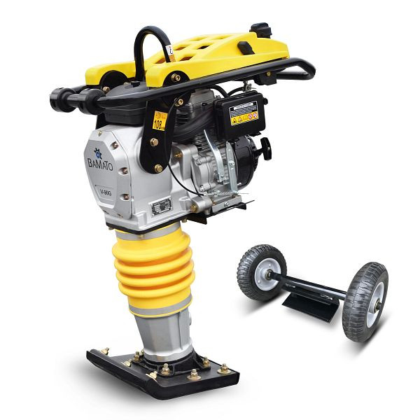 Pilonneuse vibrante BAMATO V-90G avec châssis, V-90G