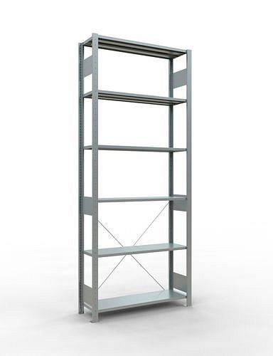 Étagère Schulte, champ de base, 6 niveaux de rangement, traverse, charge du compartiment 150 kg, 1060 x 336 x 2500 mm, 278689