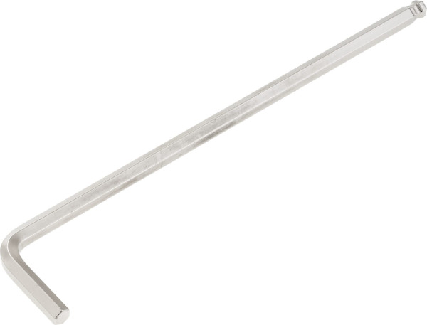 Tournevis coudé Hazet, profil à six pans creux, 6 mm, version extra longue, avec tête sphérique, ouverture de clé : 6 mm, 2105LG-06