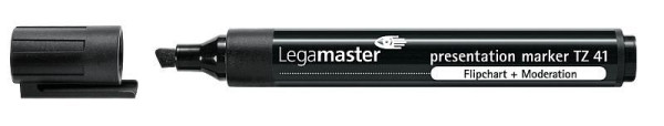 Marqueur de présentation Legamaster TZ41 noir, UE : 10 pièces, 7-155001