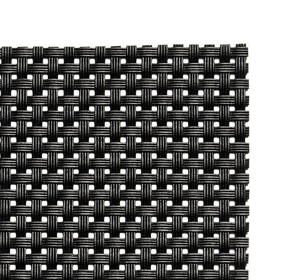 Set de table APS - noir, 45 x 33 cm, PVC, bande étroite, lot de 6, 60012