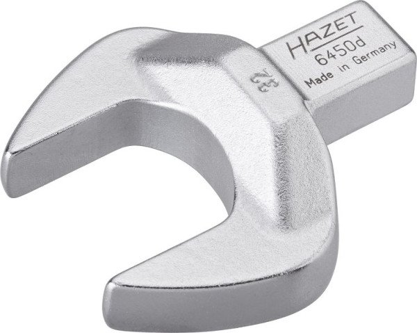 Clé à fourche insérable Hazet, carré insérable 14 x 18 mm, profil hexagonal extérieur, 32 mm, 6450D-32