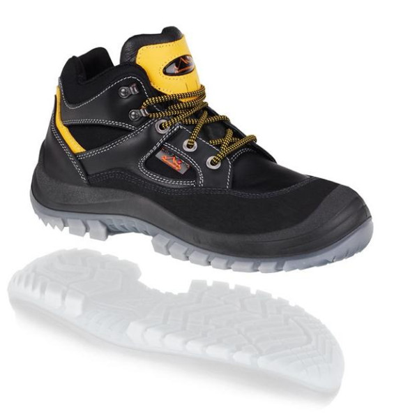 Hase Safety TIBET, chaussures hautes de sécurité noires, pointure. 36-48, EN 20345-S3, Taille : 42, 52078-00-42