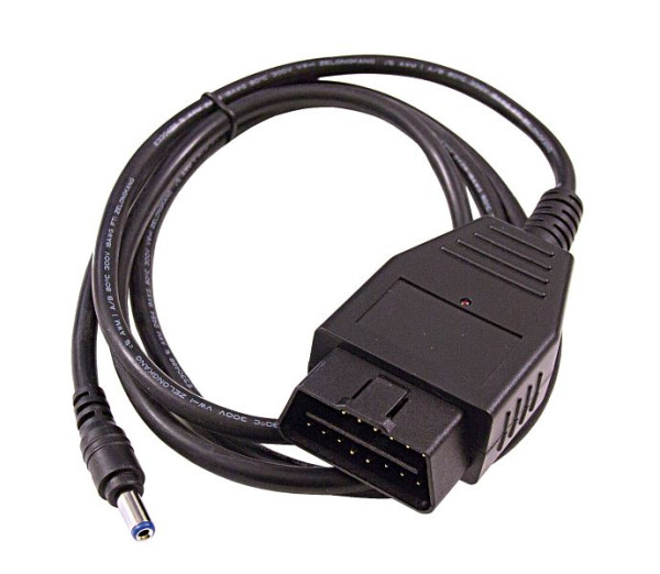Adaptateur de câble ELMAG fiche basse tension pour sortie 10A, vers OBD II, vers Smart Booster X7 pour conservation de la tension du réseau de bord (max. 30 secondes), 56082