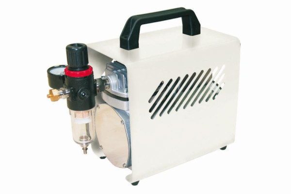 Compresseur Schneider Air-Brush portable blanc, 170x280x220 mm; 15l/min, 151420