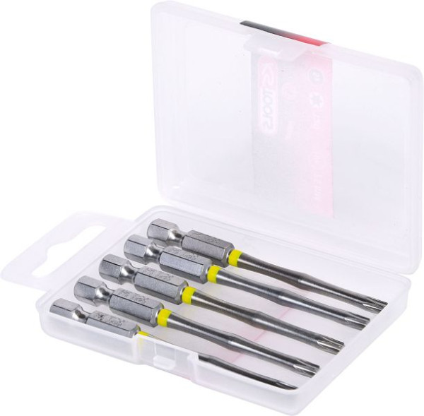 KS Tools Embout TORSIONpower 1/4" Torx, 75 mm, T20, paquet de 5, 918.3561