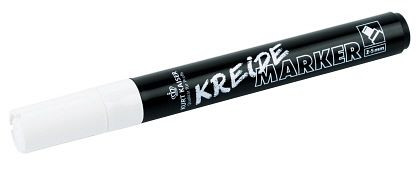 Marqueur craie Contacto 2-5 mm, blanc, 7702/050