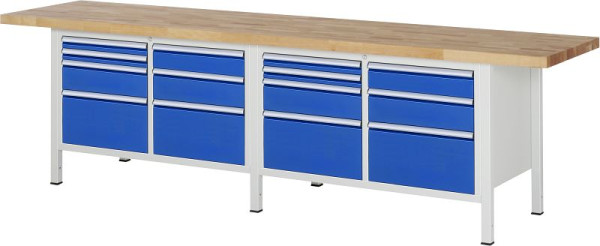 Etabli RAU série 8000 - modèle 8476, L3000 x P700 x H840-1040 mm, 13-8476A2-307B4H.11