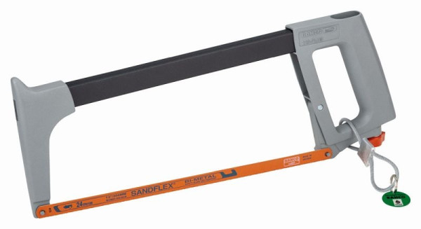 Monture de scie à métaux Bahco en aluminium avec boucle métallique, TAH225-PLUS