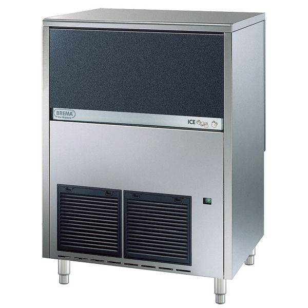 Machine à glaçons Brema refroidie à l'eau, 80kg/24h, dimensions 738 x 600 x 920 mm (LxPxH), BE1906080