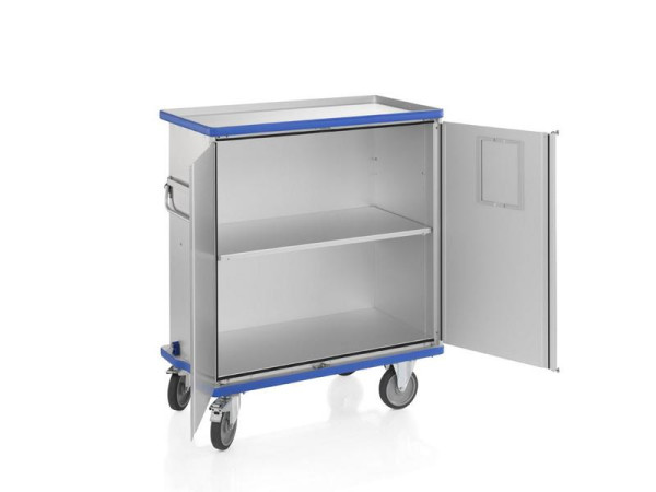 Chariot armoire Gmöhling anodisé G®-CUP E 2723 ID, 0,64 m³, 024272323