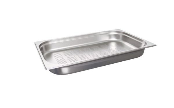 Bac GN Schneider inox, version perforée, GN1/1- 530x325x65 mm, 7,4L, 530300
