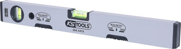 KS Tools niveau à bulle profilé en aluminium, magnétique, 400 mm, 204.5470