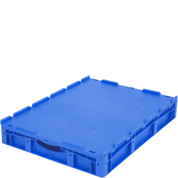 BITO Euro bac gerbable XL2 couvercle/patte /XLD86121 800x600x120 bleu, couvercle, C0292-0072