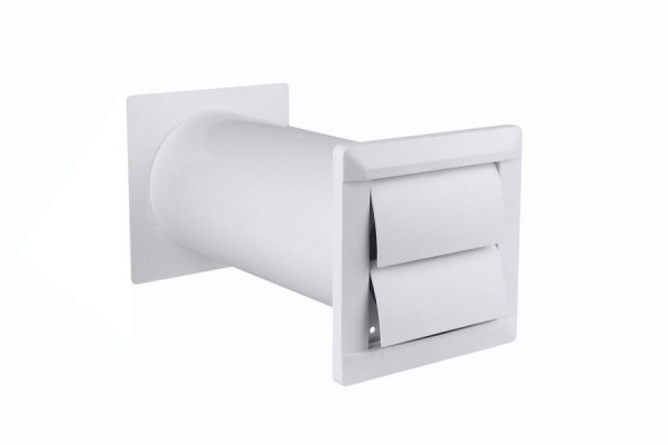 Gaine télescopique Marley avec clapet d'étanchéité pour raccordement sur tuyau/tuyau flexible, blanc, Ø 100 mm, 061528
