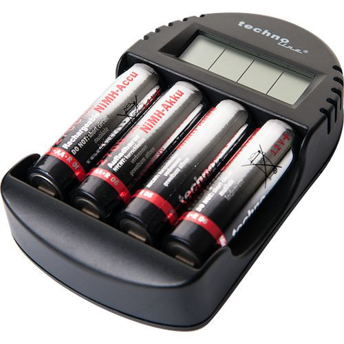 Chargeur Technoline Chargeur Delta-U, écran LCD séparé pour chaque emplacement de charge, BC 250