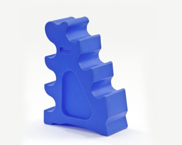 Growi Horseblock en plastique bleu, environ 83 x 60 x 30 cm, couleur : bleu, 10093056