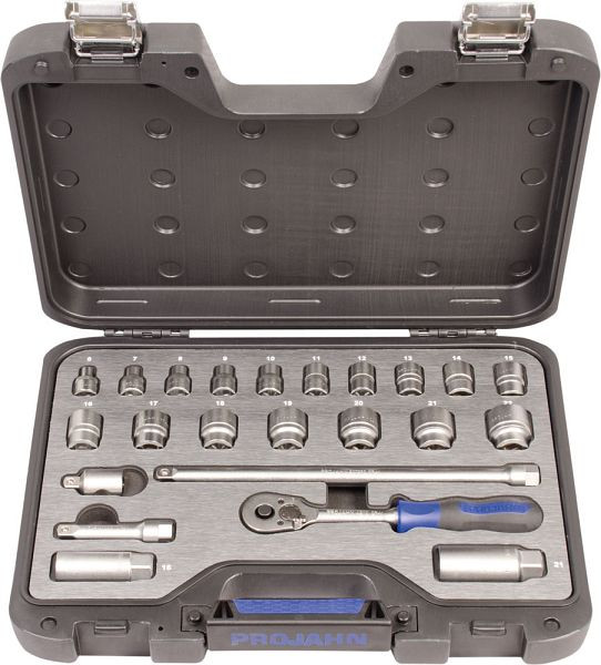 Projahn 3/8 "PROJAHN coffret de clés à douilles professionnelles 23 pièces, 3903802