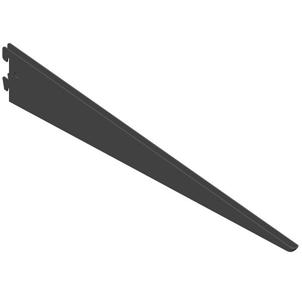 Système d'éléments U-BEAM, AVEC TROU, UE: 20 pièces, VRAC, 470 mm, NOIR, 10201-00028