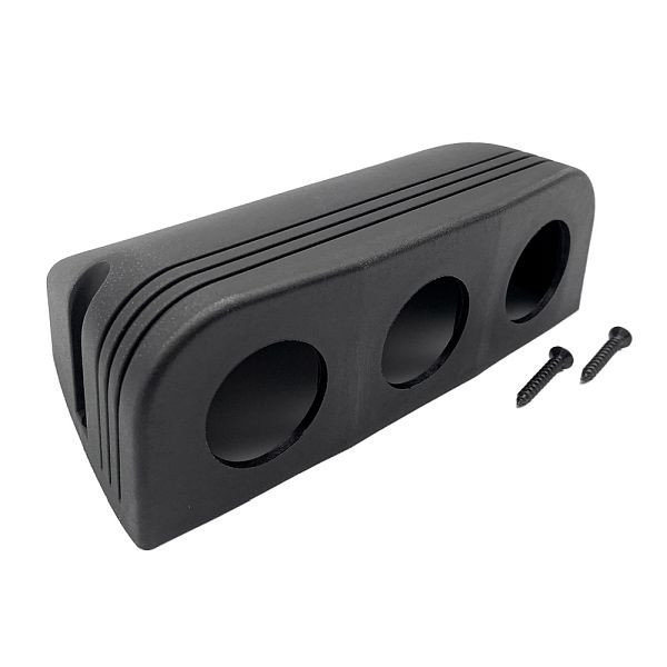 Offgridtec Tente Trois Trous PA66, noir, plastique, 8-01-014970