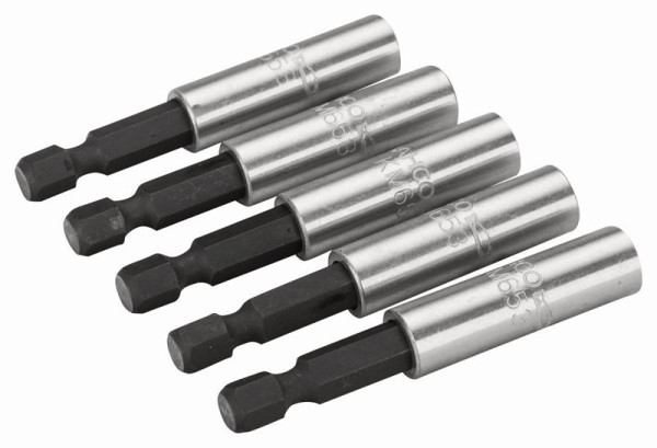 Porte-embouts Bahco 1/4" avec aimant permanent, 5 pièces, KM653-5P