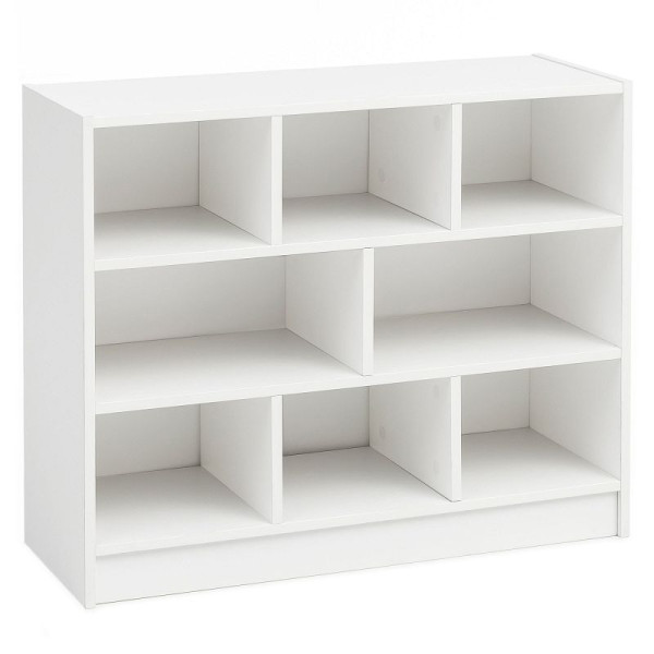 Bibliothèque Wohnling blanc 80 x 68,5 x 29,5 cm, moderne, WL5.819