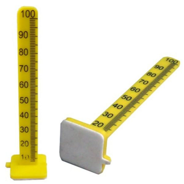 Points de mesure de hauteur Karl Dahm jaunes, 100 mm, 99 pièces, 12038