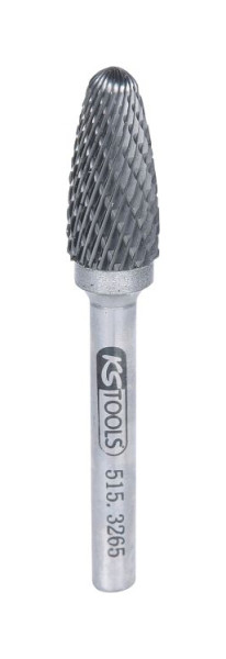 KS Tools Fraise à arc rond HM forme F, 12 mm, 515.3265